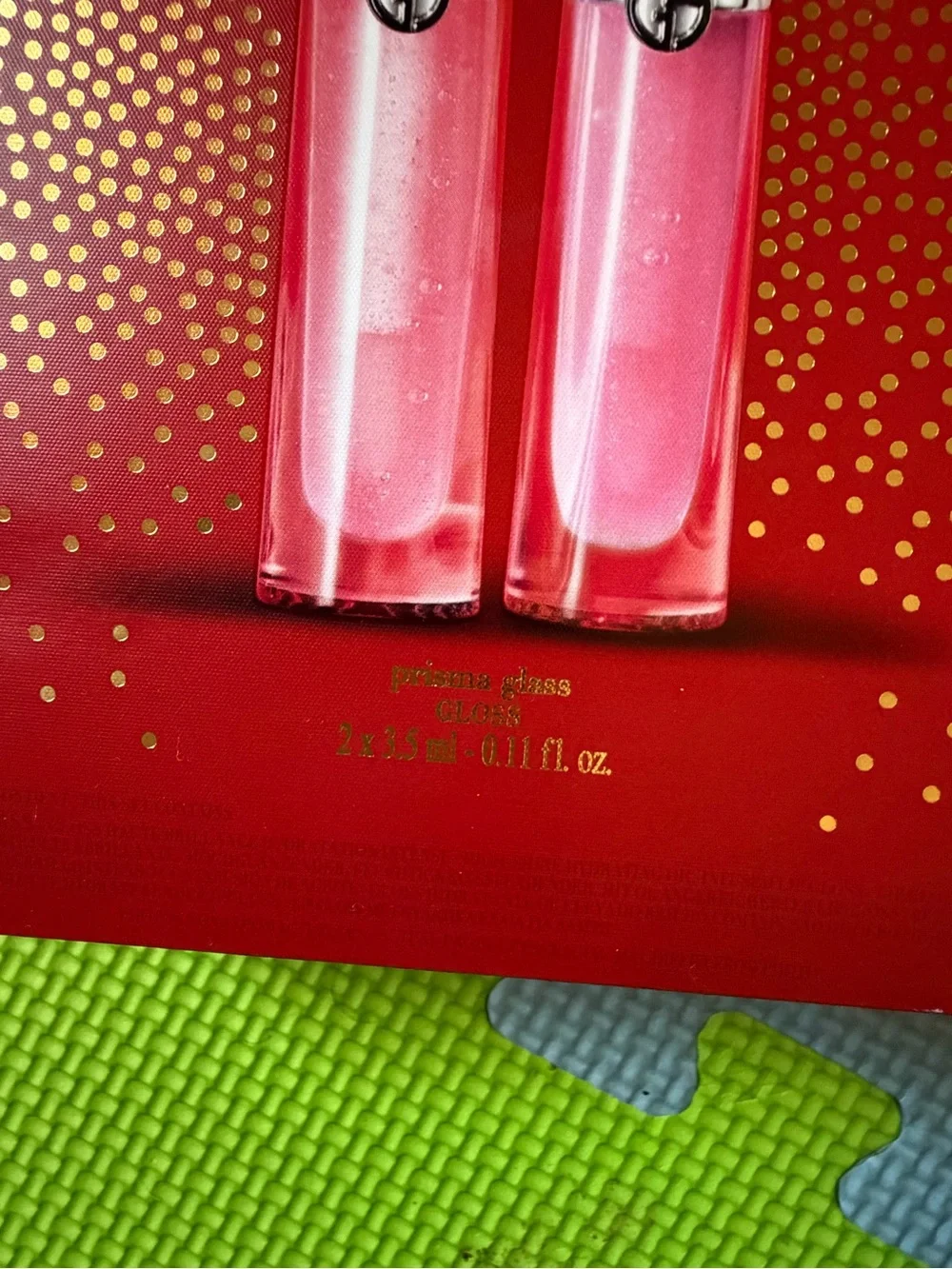 Giorgio Armani Pink Lip Gloss Duo – Light and Medium Pink